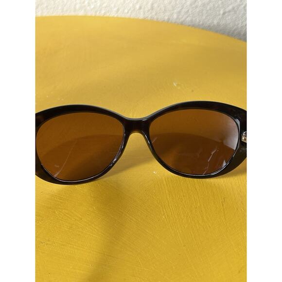 Tory Burch Womens Plastic Sunglasses Brown Designer - Picture 10 of 13